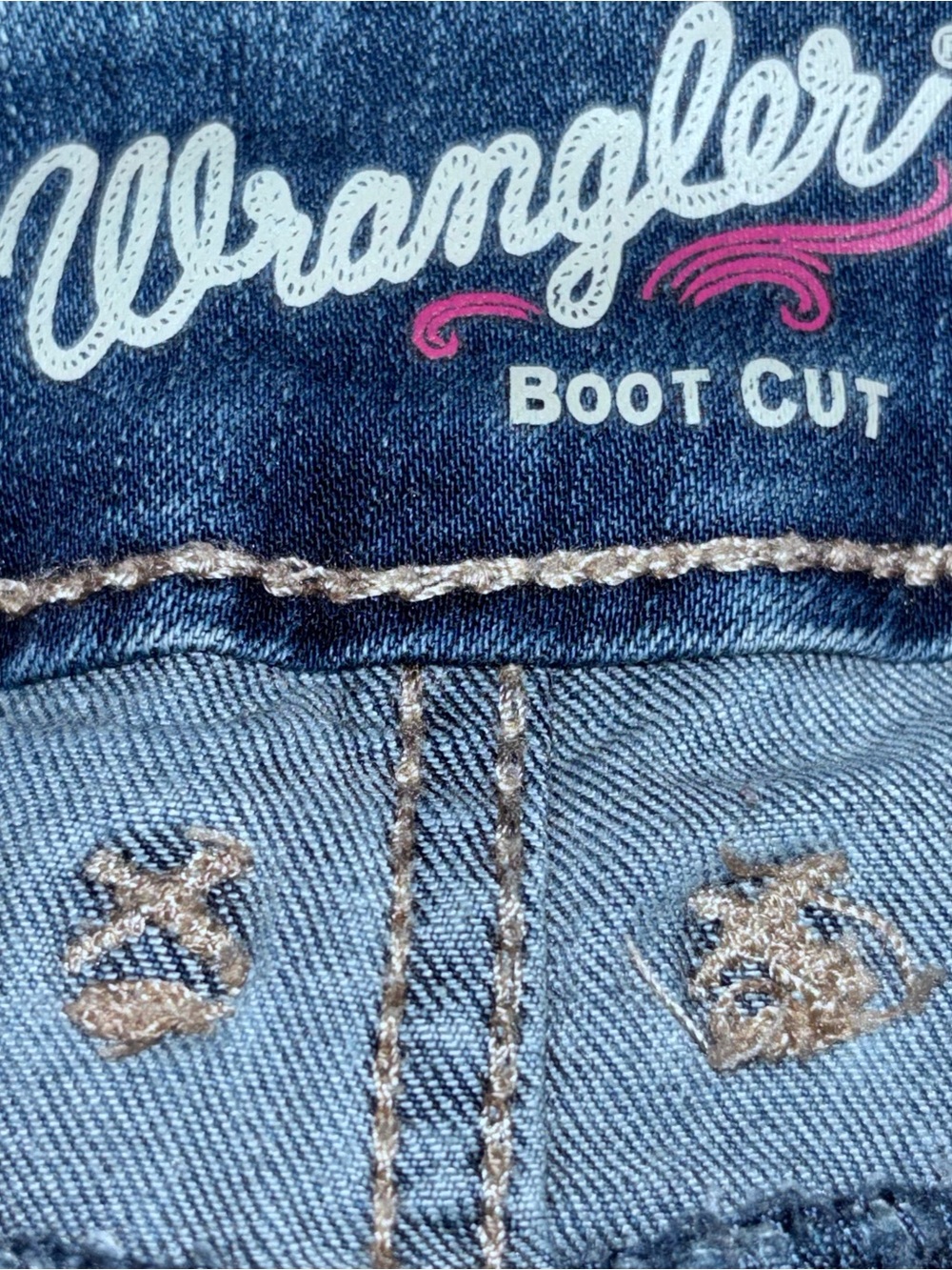 Wrangler Women's Dark Blue Boot Cut Jeans - Picture 6 of 10
